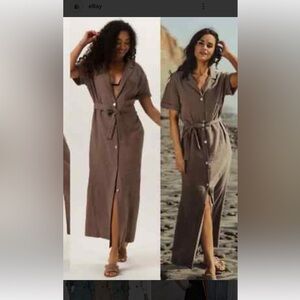 The Normal Brand Brown Textured Fabric I don’t have the belt